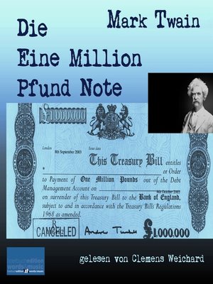 cover image of Die Eine-Million-Pfund-Note
